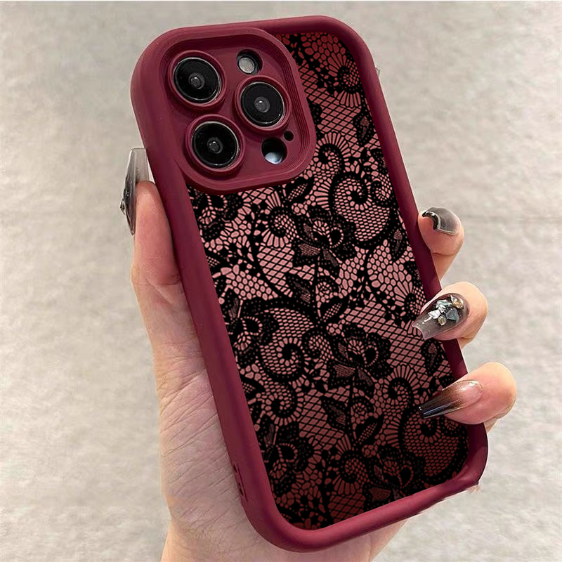 Elegant Lace Floral Phone Case - Phone Cases Xr Iphone review and price