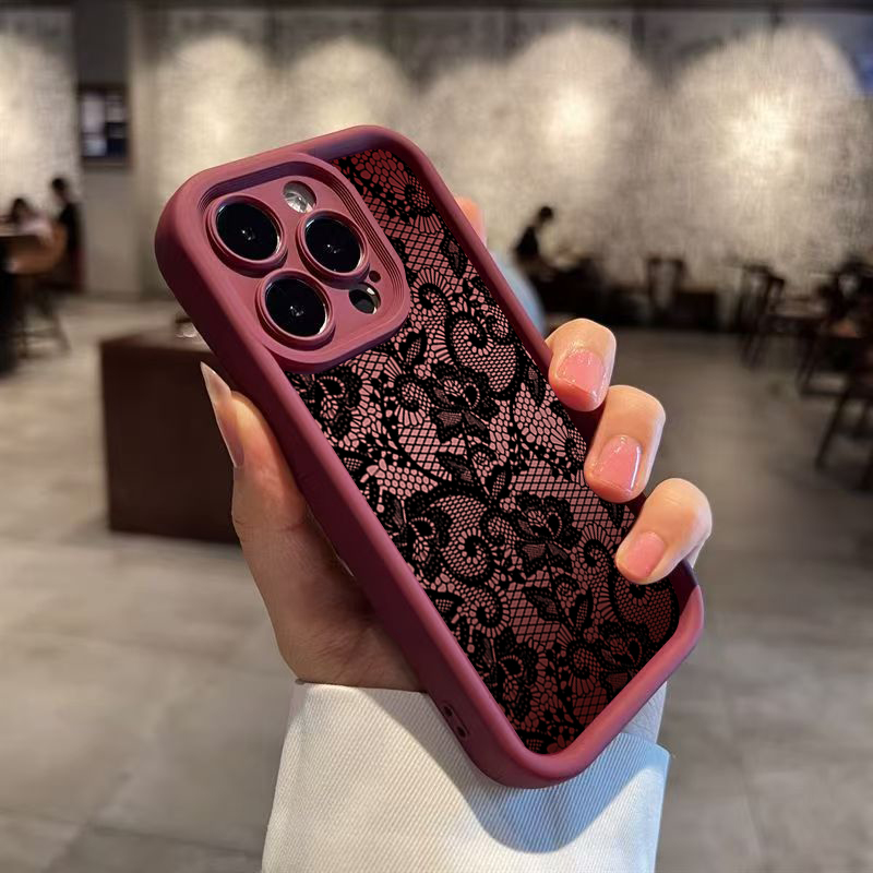 Elegant Lace Floral Phone Case - Phone Cases Xr Iphone review and price