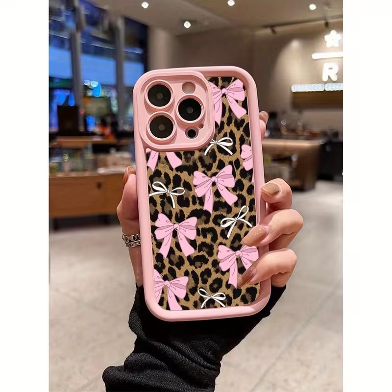 Leopard Print Bow Phone Case F - Phone Cases Xr Iphone review and price