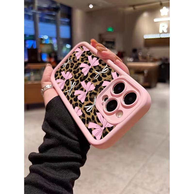 Leopard Print Bow Phone Case F - Phone Cases Xr Iphone review and price