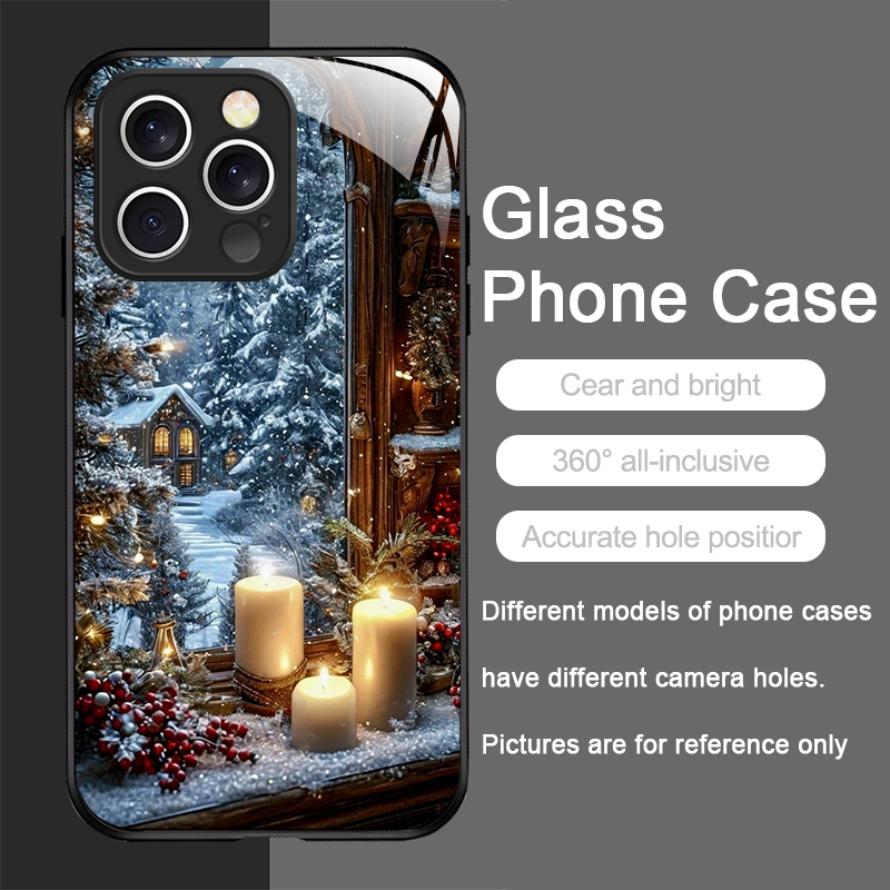 Christmas Tree Gift Snowy Town - Phone Cases Xr Iphone review and price